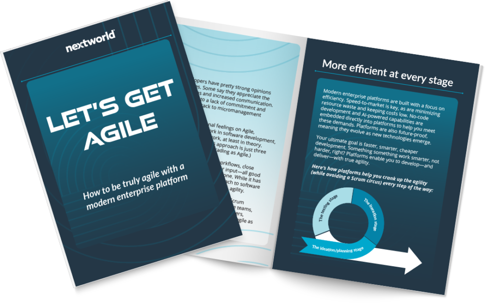 Lets Get Aglie e Book Mock up